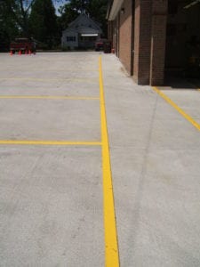 Parking lot painting