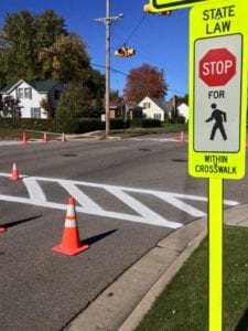 Crosswalk Pavement Marking Services by Advanced Pavement Marking