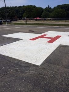 Advanced Pavement Marking landing pad